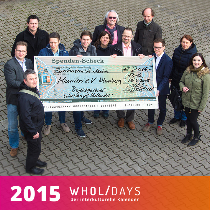 wholidays unterstützt junge Flüchtlinge mit einer Spende über 2.015 Euro an Mimikri e.V.