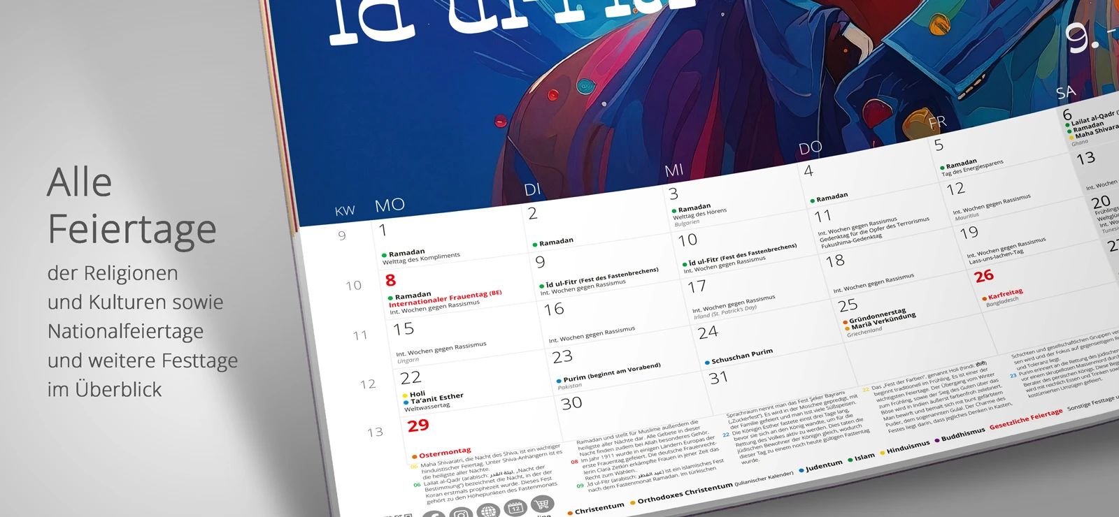 wholidays – der interkulturelle Kalender