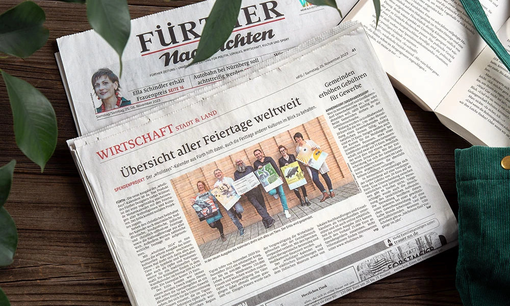 Fürther Nachrichten 25./26. November 2023: Übersicht aller Feiertage weltweit