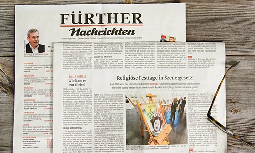 Fürther Nachrichten: „Religiöse Festtage in Szene gesetzt“