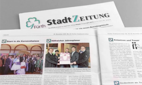 wholidays als hilfreicher Jahresplaner in der Stadtzeitung Fürth