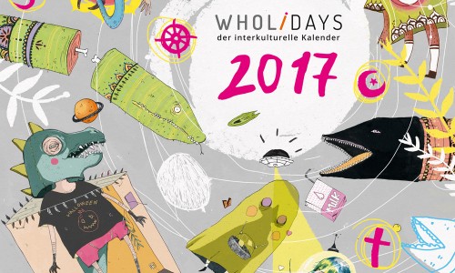 Ausstellung wholidays 2017 – Kalender Präsentation & Verkauf von Original-Illustrationen mit Signatur der Künstlerin