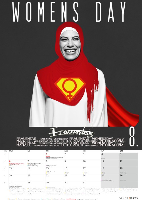 Der Monatskalender 2020 – Entwürfe – #03_02