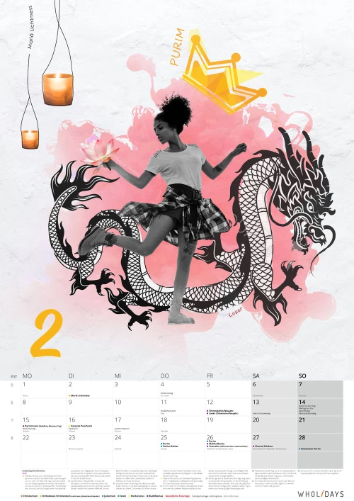 Der wholidays-Kalender 2021 – Entwürfe – #02_01
