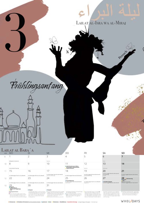 Der wholidays-Kalender 2021 – Entwürfe – #03_04