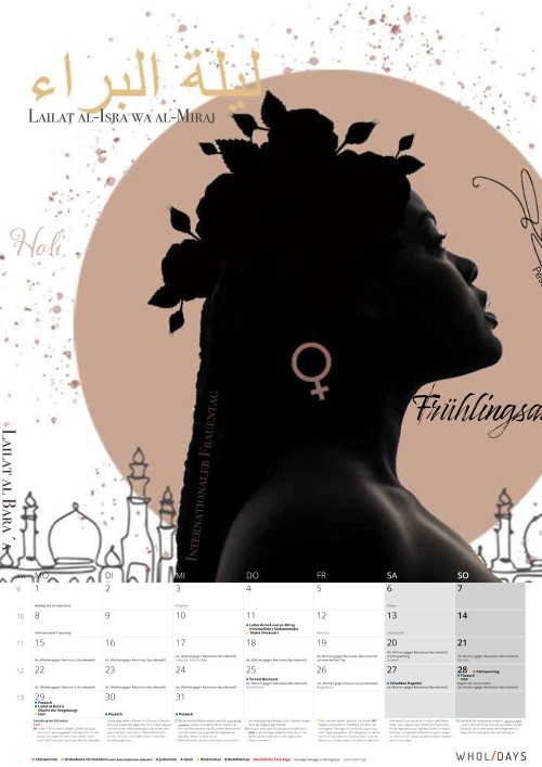 Der wholidays-Kalender 2021 – Entwürfe – #03_06