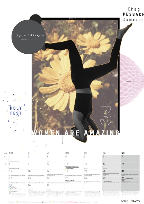 Der wholidays-Kalender 2021 – Entwürfe – #03_10