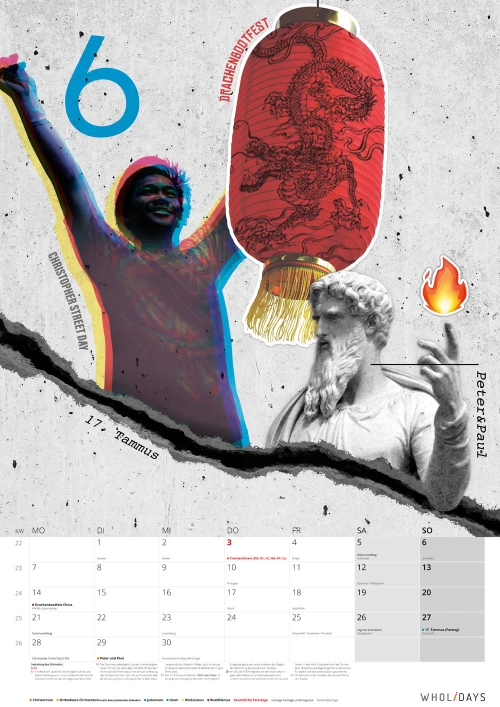 Der wholidays-Kalender 2021 – Entwürfe – #06_02