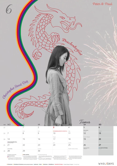 Der wholidays-Kalender 2021 – Entwürfe – #06_06