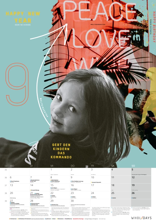 Der wholidays-Kalender 2021 – Entwürfe – #09_09