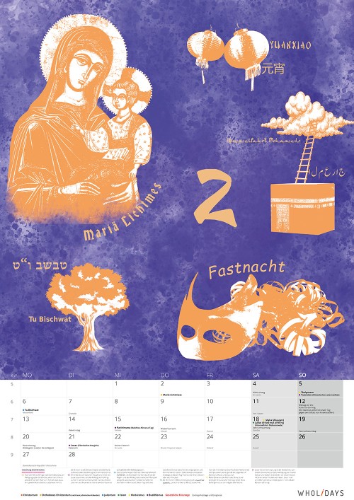 Der wholidays-Kalender 2023 – Entwürfe – #02_02