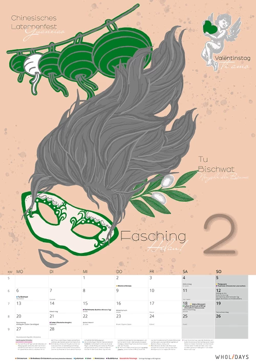 Der wholidays-Kalender 2023 – Entwürfe – #02_03
