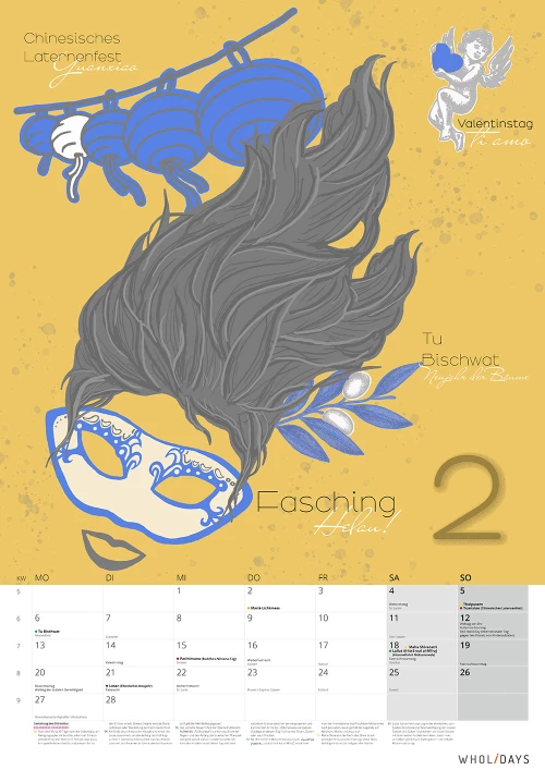 Der wholidays-Kalender 2023 – Entwürfe – #02_04