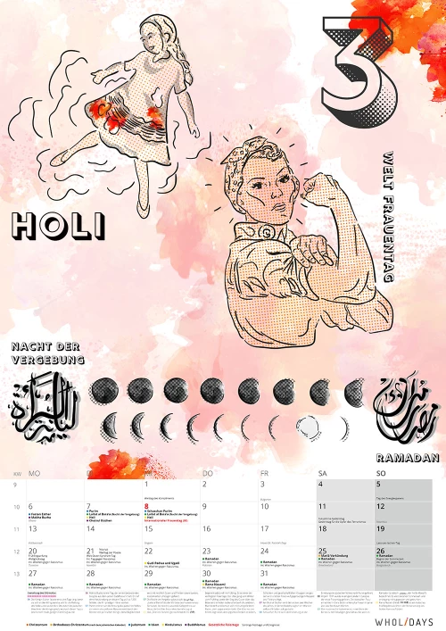 Der wholidays-Kalender 2023 – Entwürfe – #03_06