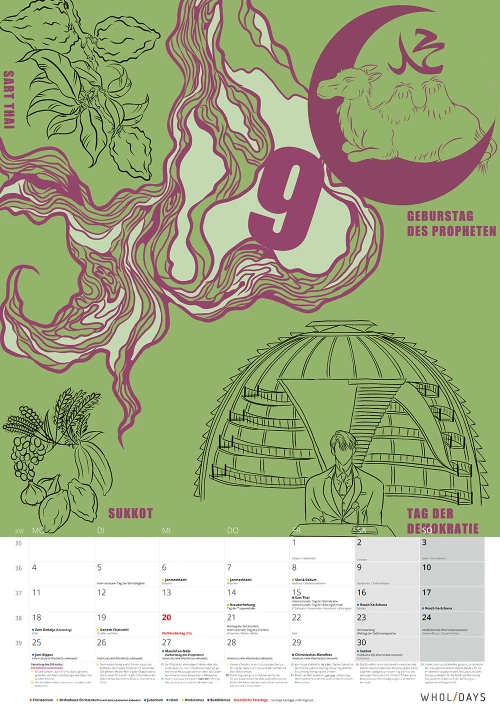 Der wholidays-Kalender 2023 – Entwürfe – #09_03