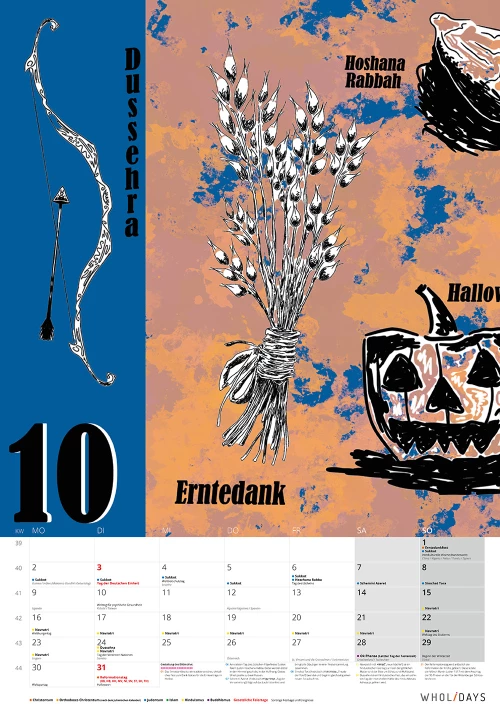 Der wholidays-Kalender 2023 – Entwürfe – #10_01