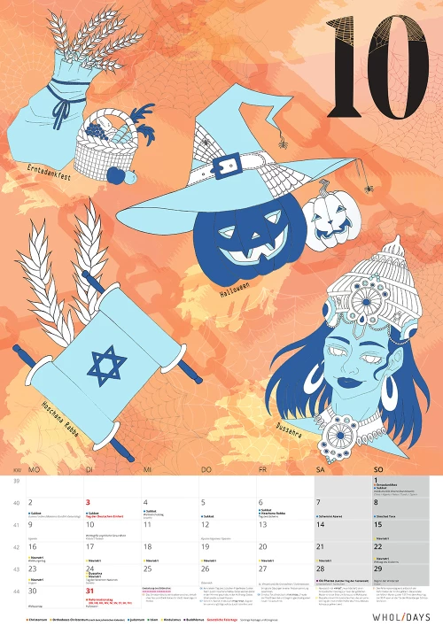 Der wholidays-Kalender 2023 – Entwürfe – #10_05