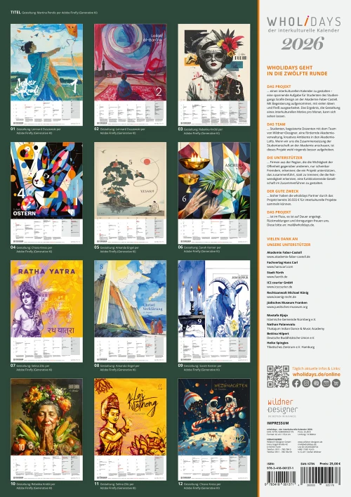 Der wholidays-Kalender 2026 – Infos & Übersicht