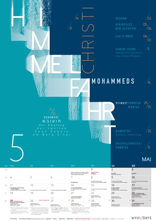 Der Monatskalender 2015 – Mai