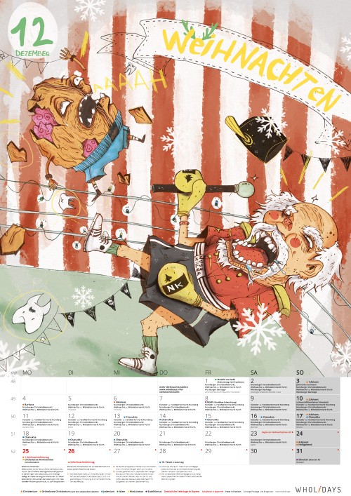 Der Monatskalender 2017 – Dezember