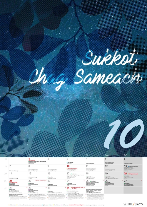 Der Monatskalender 2019 – Entwürfe – #10_04