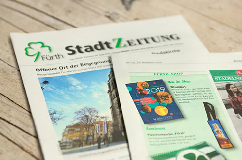 StadtZEITUNG Fürth „Fürth Shop“